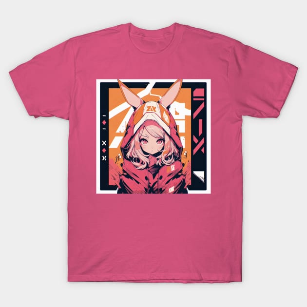 Bunny Girl #1 T-Shirt by Neon Dream